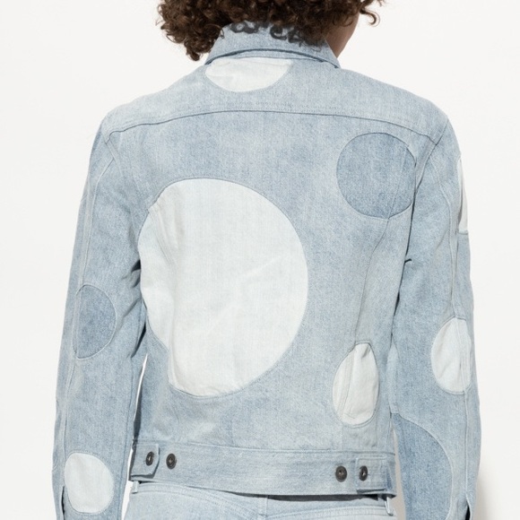 Levi's Made & Crafted boyfriend trucker denim blue jean 100% cotton jacket - Picture 12 of 13